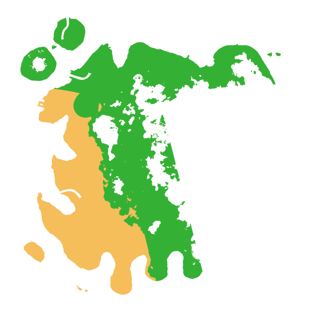 Biome Rust Map: Procedural Map, Size: 3500, Seed: 1261207005