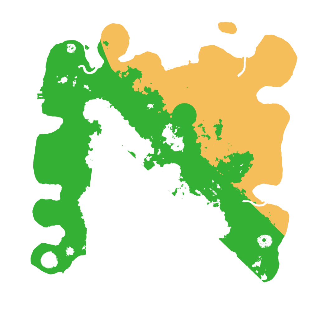Biome Rust Map: Procedural Map, Size: 3500, Seed: 1162235014