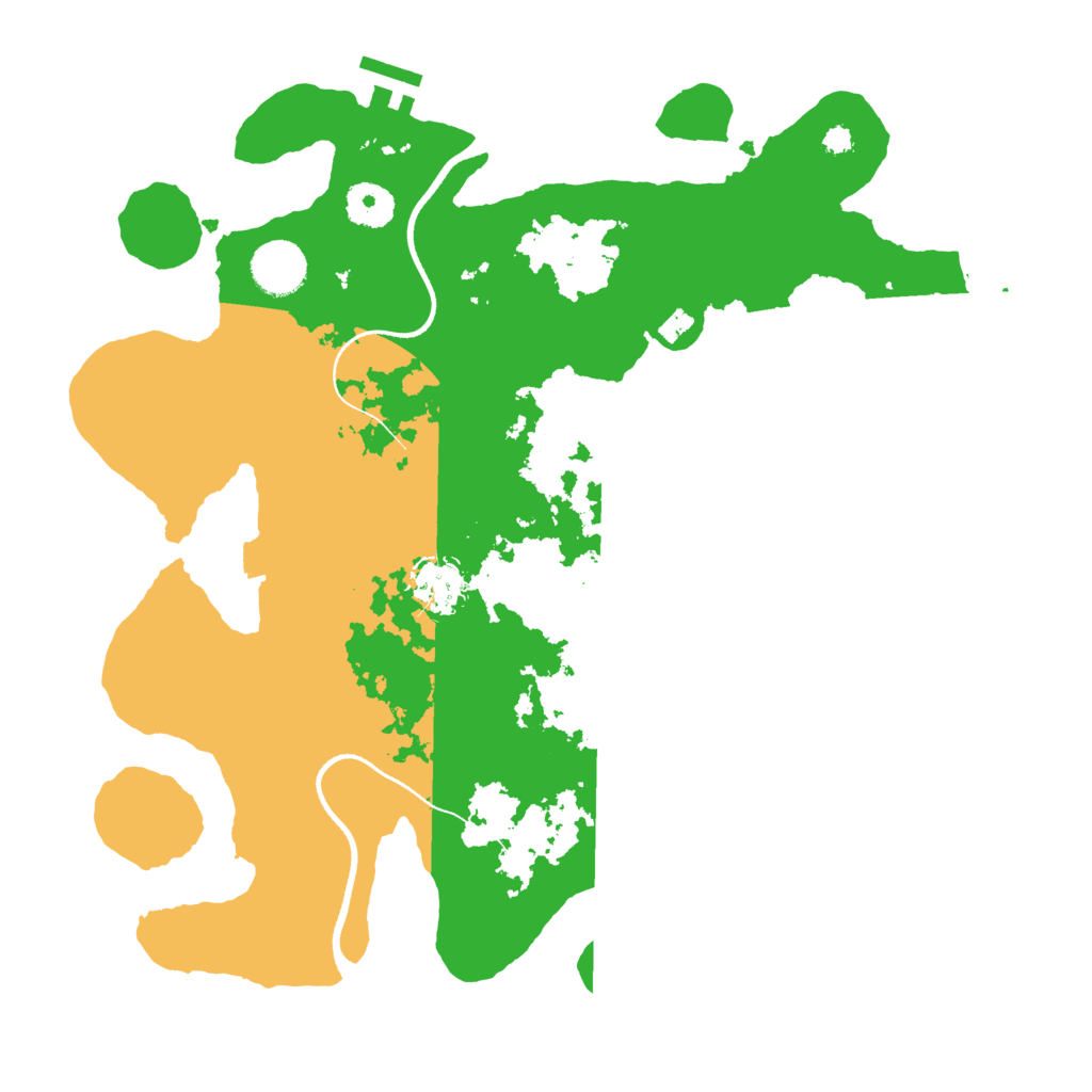 Biome Rust Map: Procedural Map, Size: 3500, Seed: 768393591