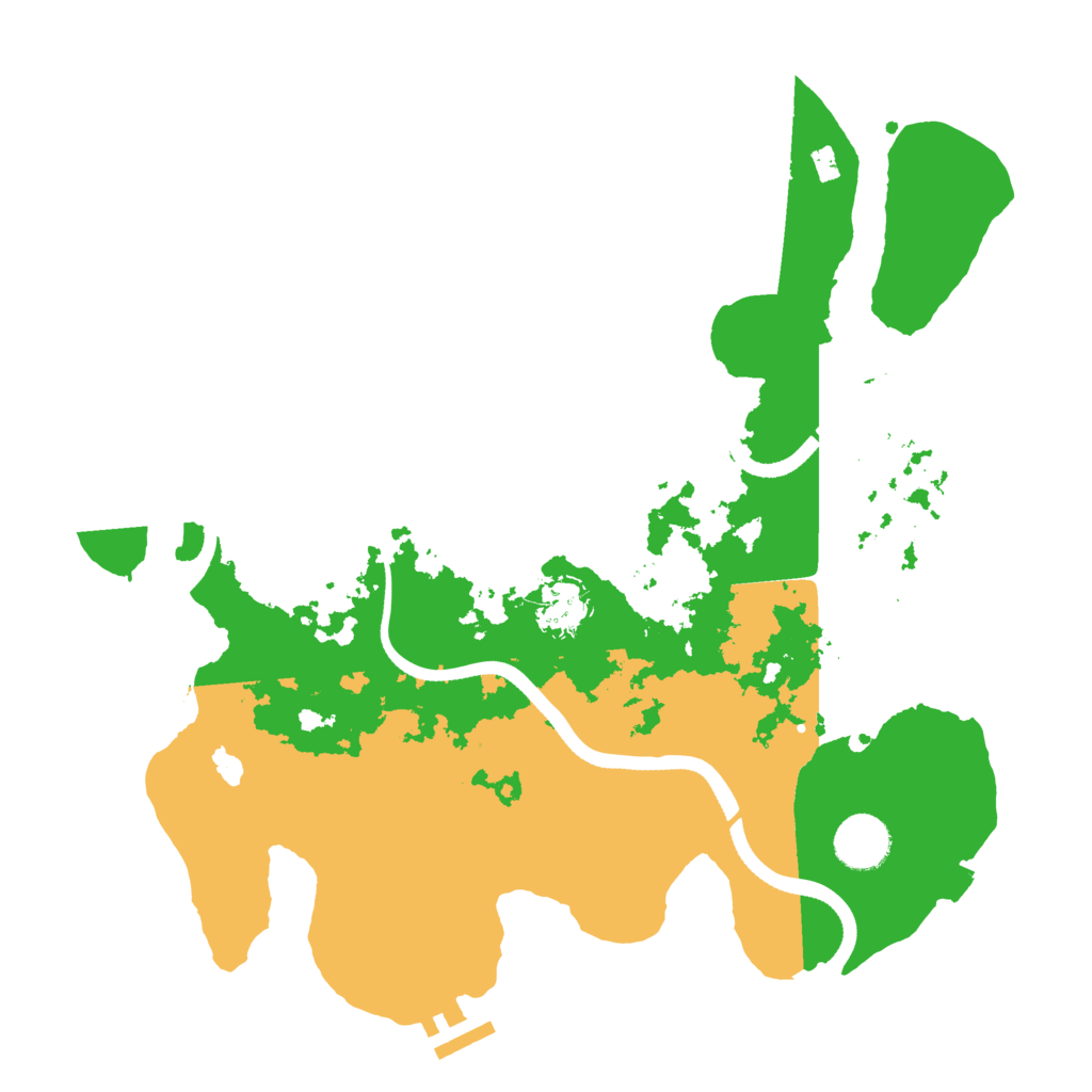 Biome Rust Map: Procedural Map, Size: 3500, Seed: 1265663047