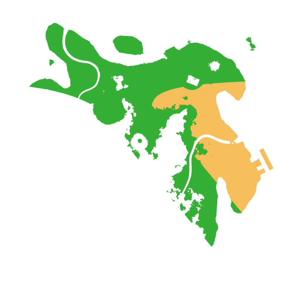 Biome Rust Map: Procedural Map, Size: 2700, Seed: 787991915