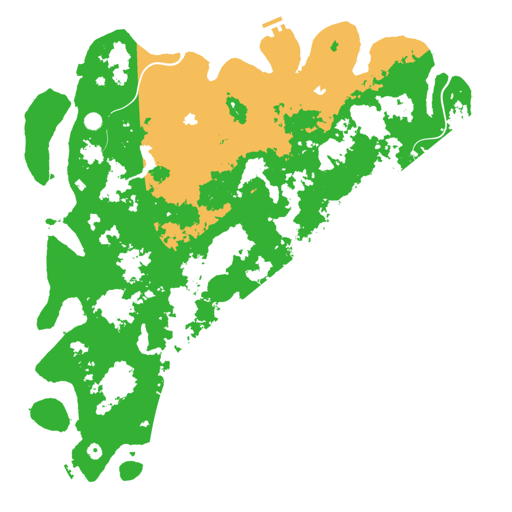 Biome Rust Map: Procedural Map, Size: 5000, Seed: 6261523