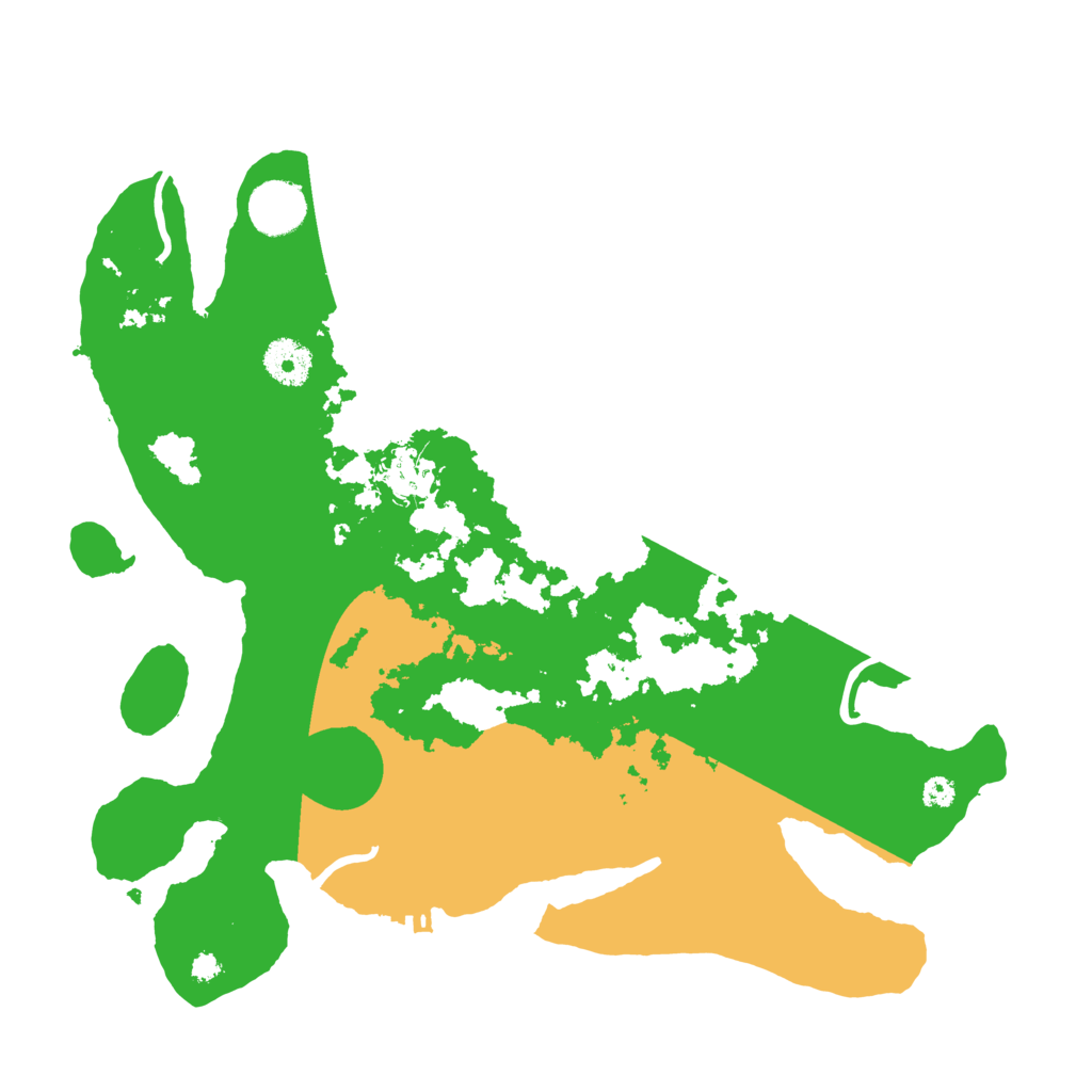 Biome Rust Map: Procedural Map, Size: 3500, Seed: 1661914634