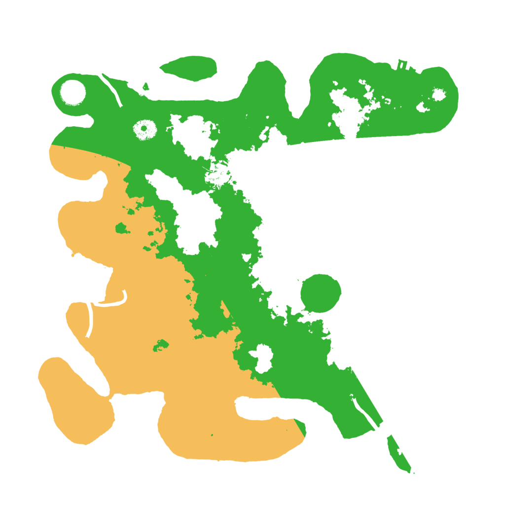 Biome Rust Map: Procedural Map, Size: 3500, Seed: 964722