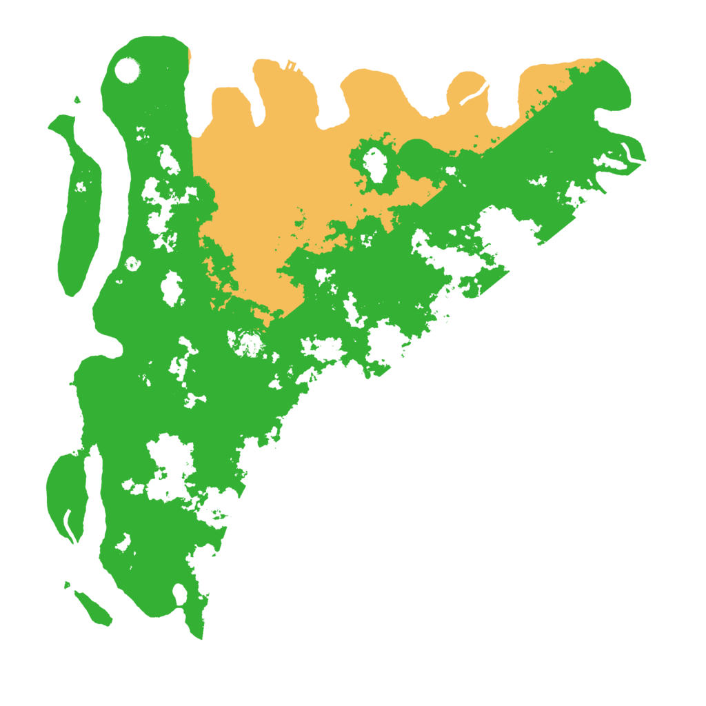 Biome Rust Map: Procedural Map, Size: 5000, Seed: 190279302