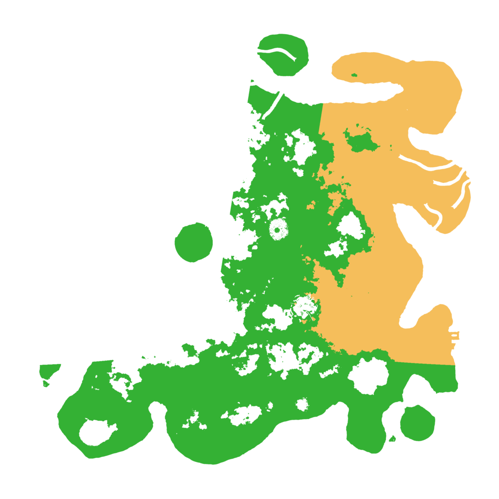 Biome Rust Map: Procedural Map, Size: 3700, Seed: 1841867438