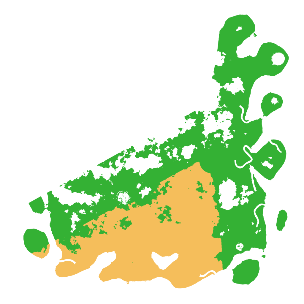 Biome Rust Map: Procedural Map, Size: 4200, Seed: 323