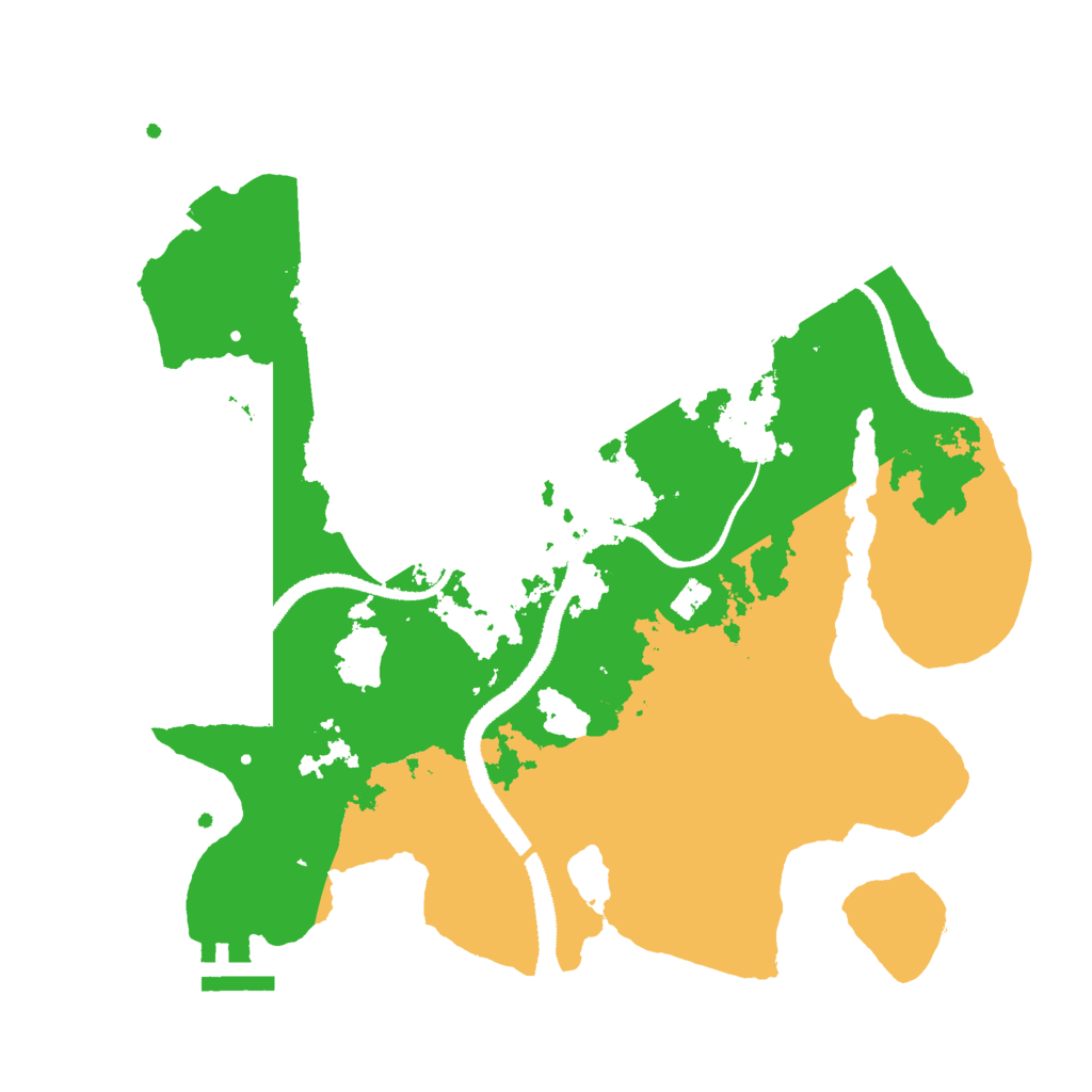 Biome Rust Map: Procedural Map, Size: 3000, Seed: 686057886