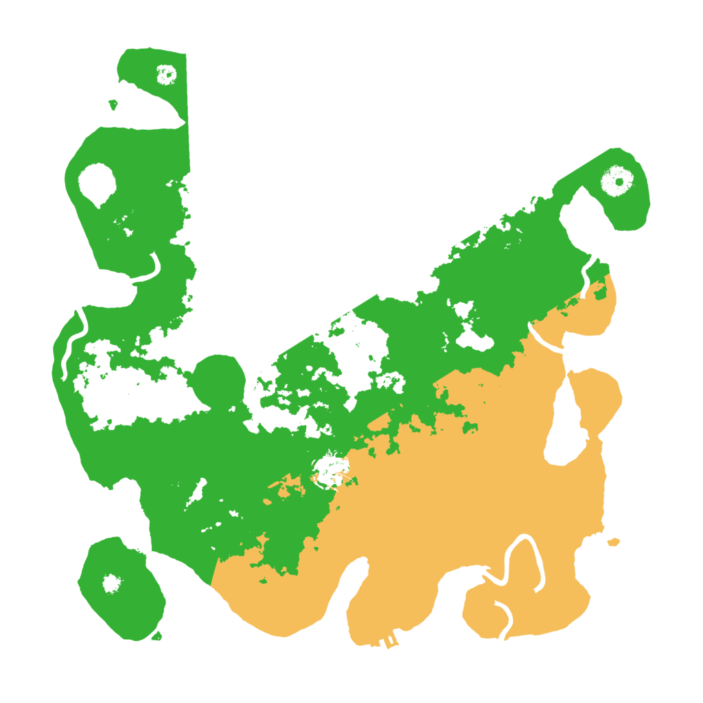 Biome Rust Map: Procedural Map, Size: 3500, Seed: 833175260