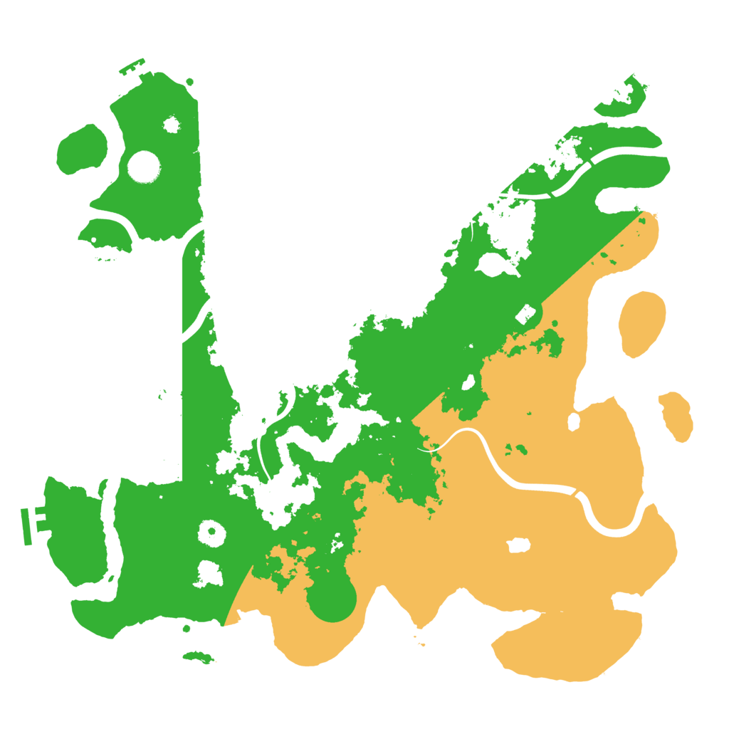 Biome Rust Map: Procedural Map, Size: 4000, Seed: 665240223