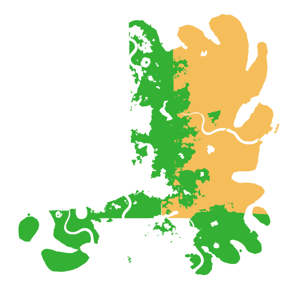 Biome Rust Map: Procedural Map, Size: 4500, Seed: 2065024561