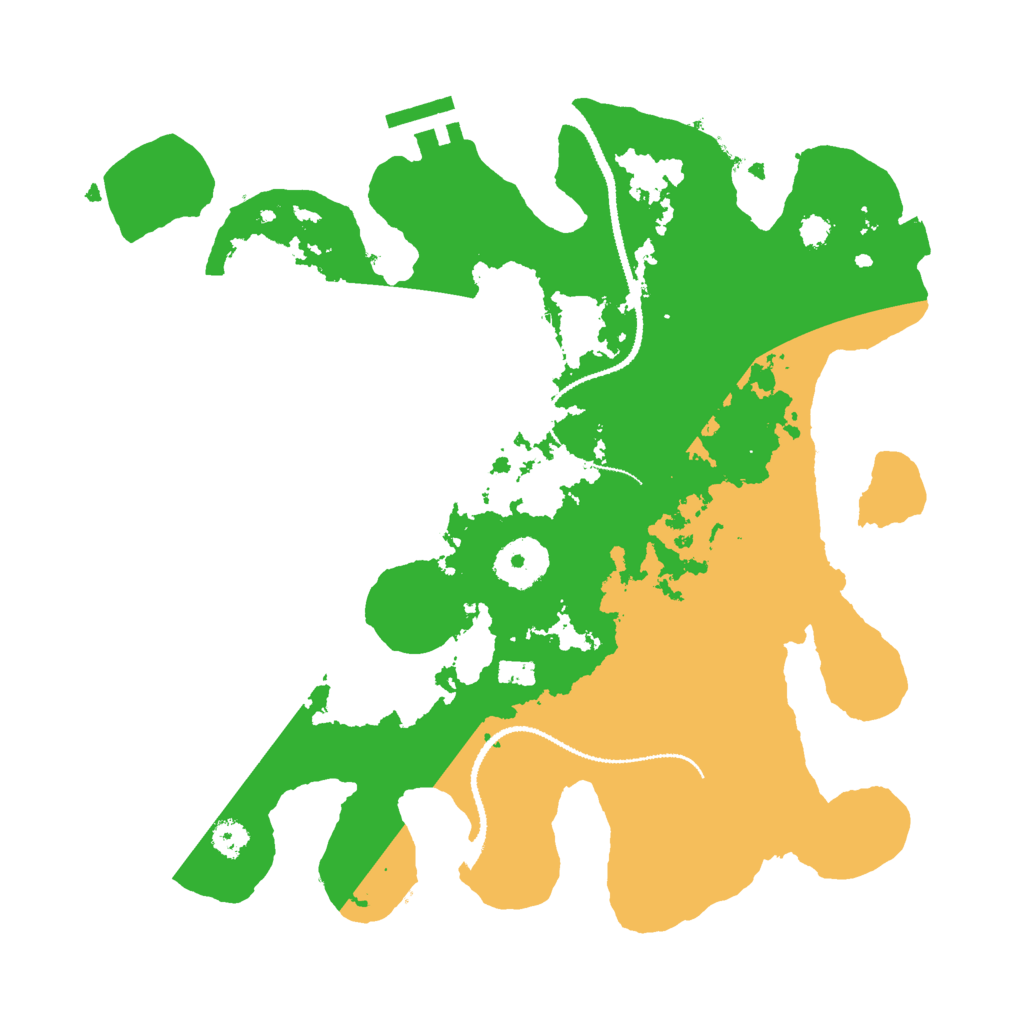Biome Rust Map: Procedural Map, Size: 3000, Seed: 754175333