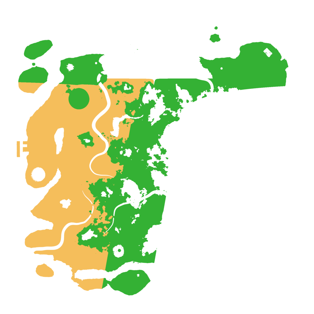 Biome Rust Map: Procedural Map, Size: 4000, Seed: 53518