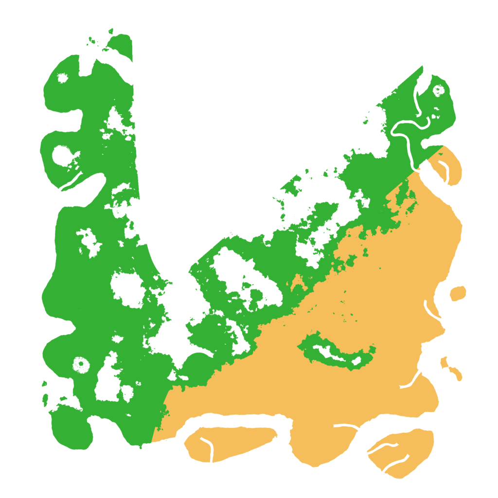 Biome Rust Map: Procedural Map, Size: 4500, Seed: 921272295