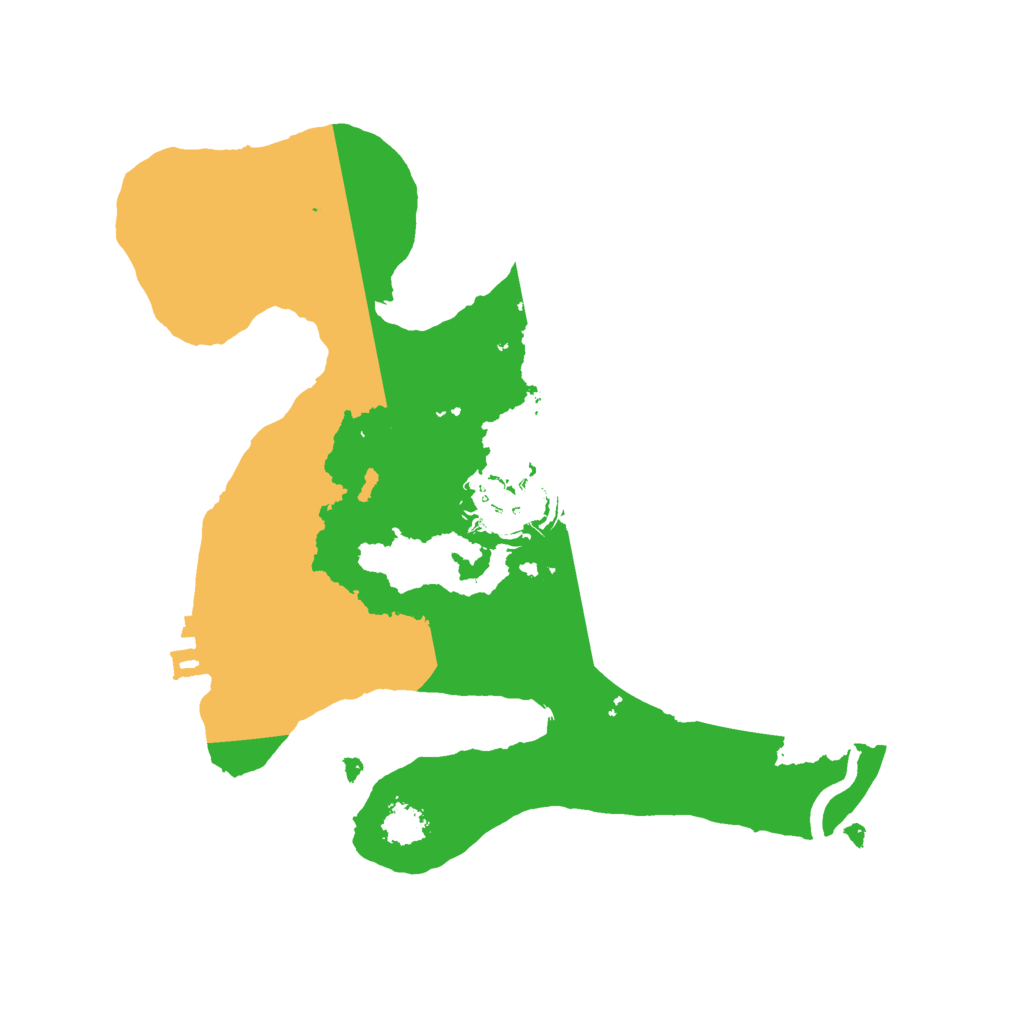 Biome Rust Map: Procedural Map, Size: 2200, Seed: 99110694