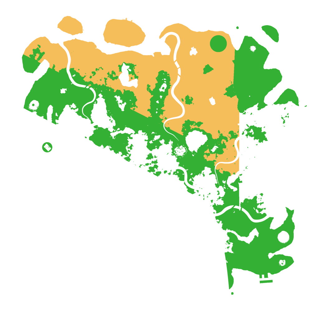 Biome Rust Map: Procedural Map, Size: 5000, Seed: 891127478