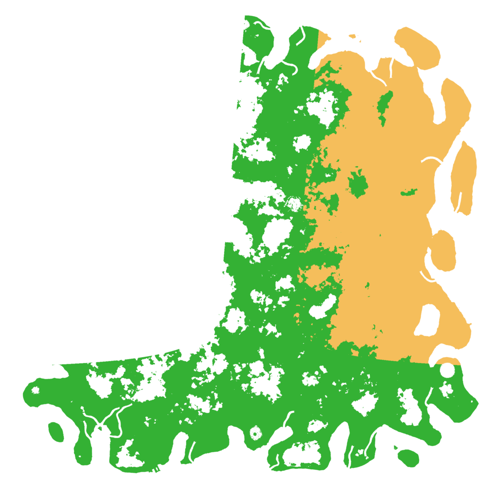 Biome Rust Map: Procedural Map, Size: 6000, Seed: 1495537896