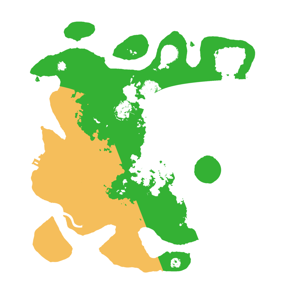 Biome Rust Map: Procedural Map, Size: 3000, Seed: 636170966