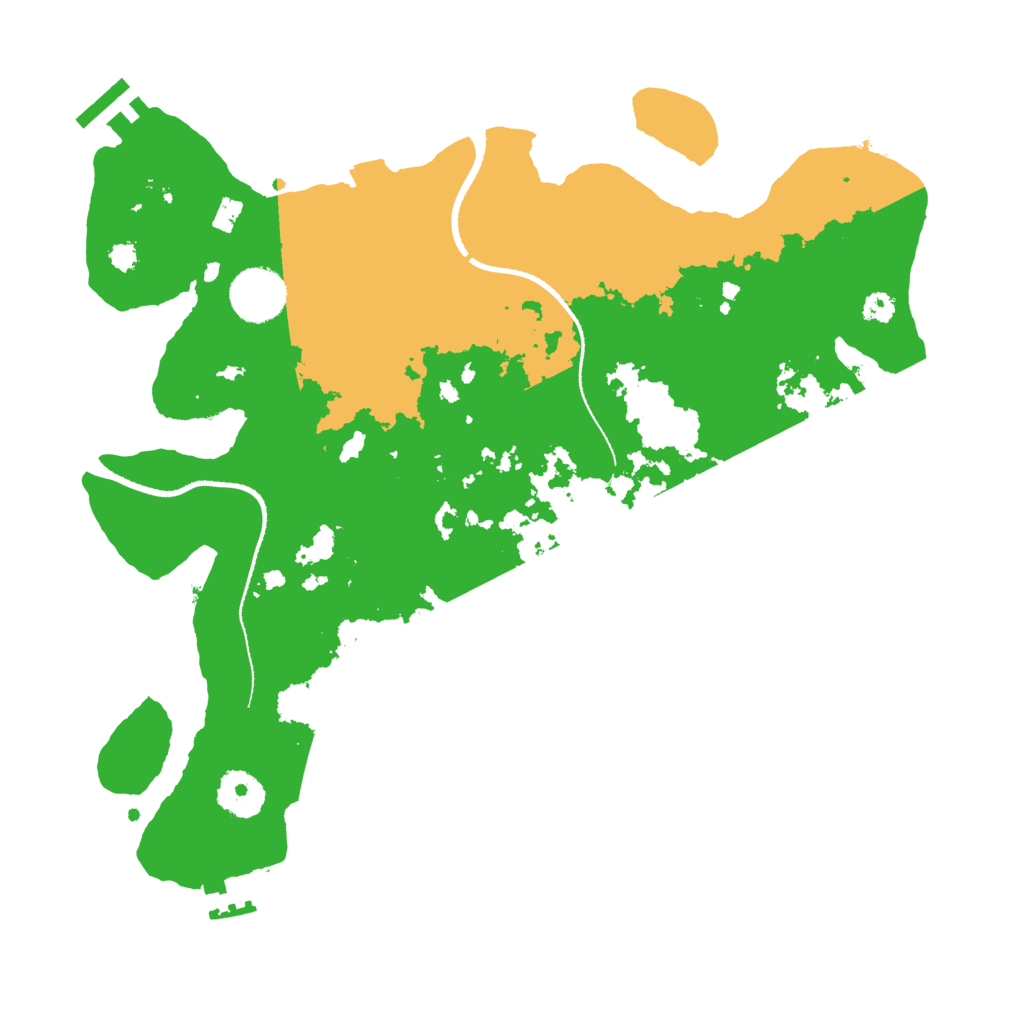 Biome Rust Map: Procedural Map, Size: 3300, Seed: 1809689923