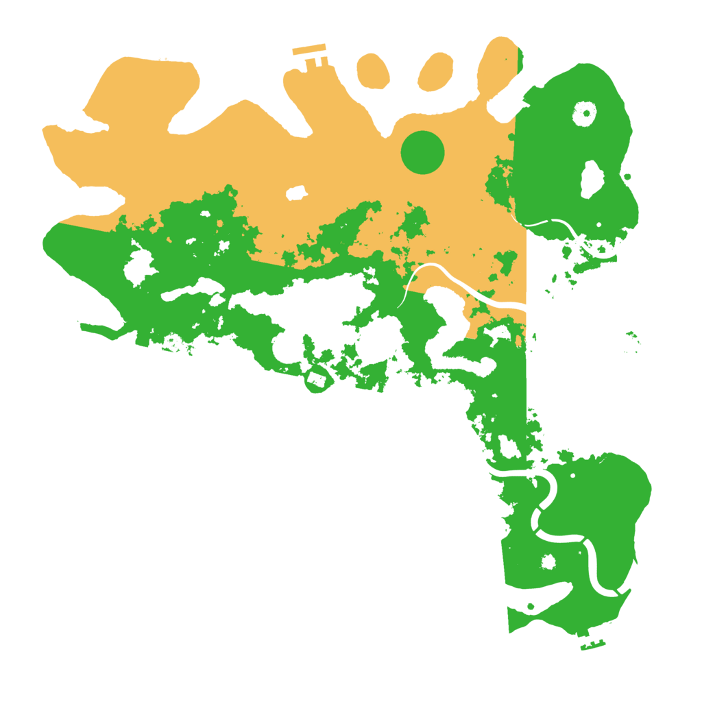 Biome Rust Map: Procedural Map, Size: 4250, Seed: 55850260