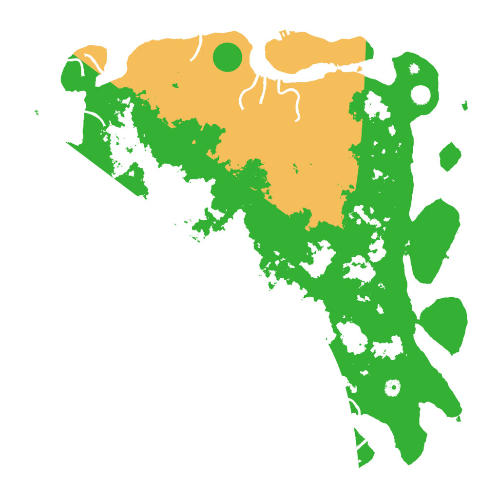 Biome Rust Map: Procedural Map, Size: 4500, Seed: 139750356