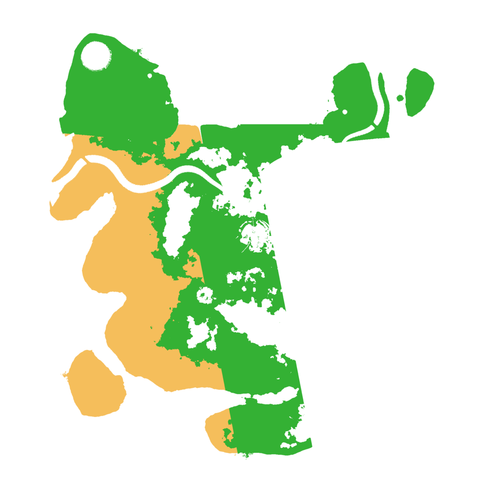 Biome Rust Map: Procedural Map, Size: 3000, Seed: 13425