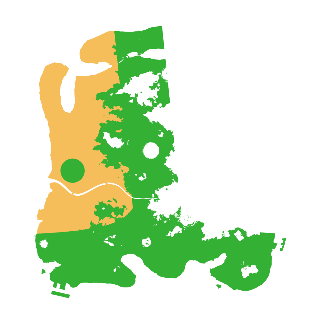 Biome Rust Map: Procedural Map, Size: 3500, Seed: 1372632452