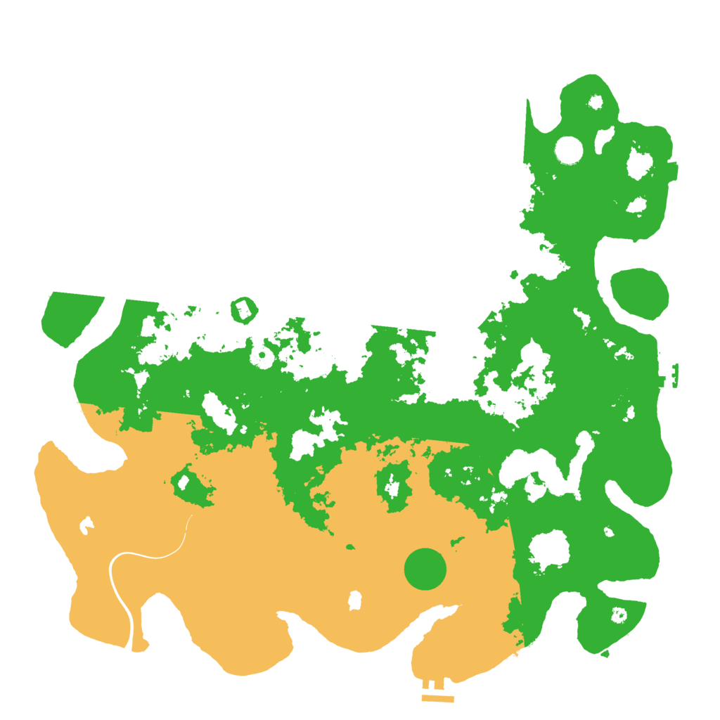 Biome Rust Map: Procedural Map, Size: 4500, Seed: 329321095