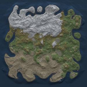 Thumbnail Rust Map: Procedural Map, Size: 4500, Seed: 329321095, 18 Monuments