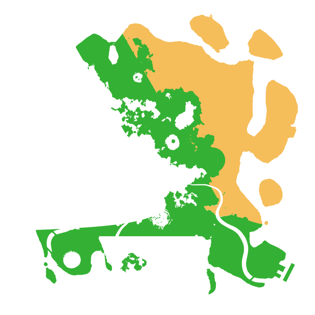 Biome Rust Map: Procedural Map, Size: 3300, Seed: 23859