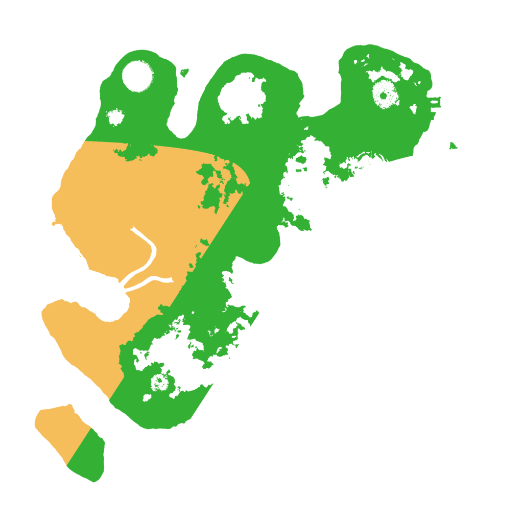 Biome Rust Map: Procedural Map, Size: 3000, Seed: 1050810797