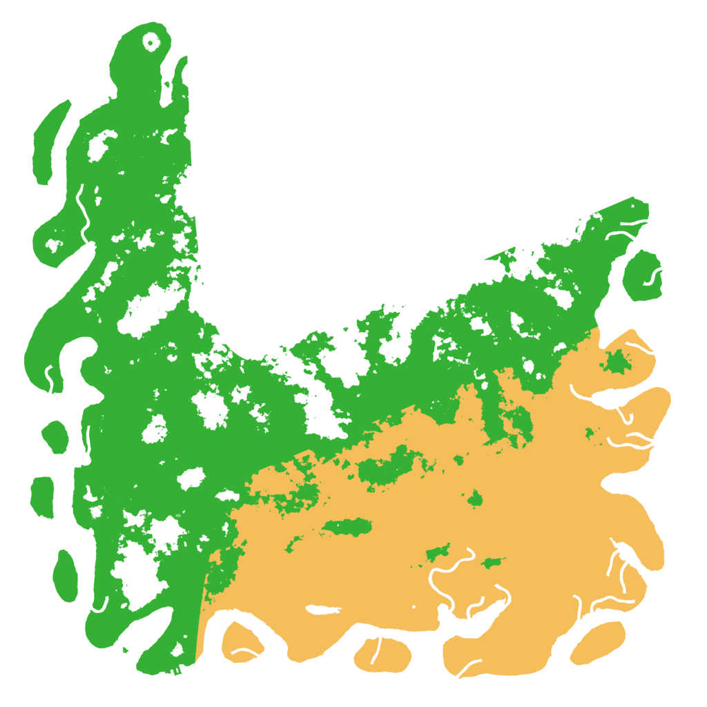 Biome Rust Map: Procedural Map, Size: 6000, Seed: 126014054