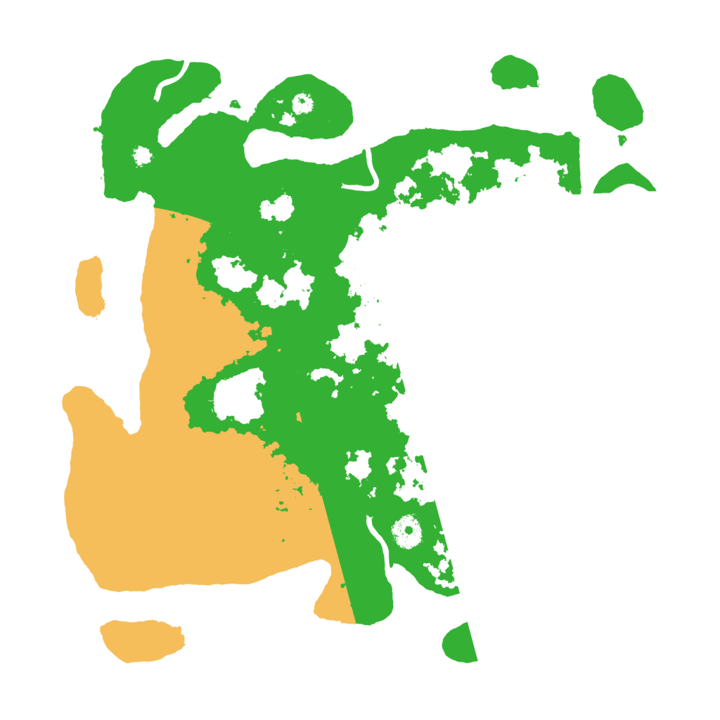 Biome Rust Map: Procedural Map, Size: 3500, Seed: 4204