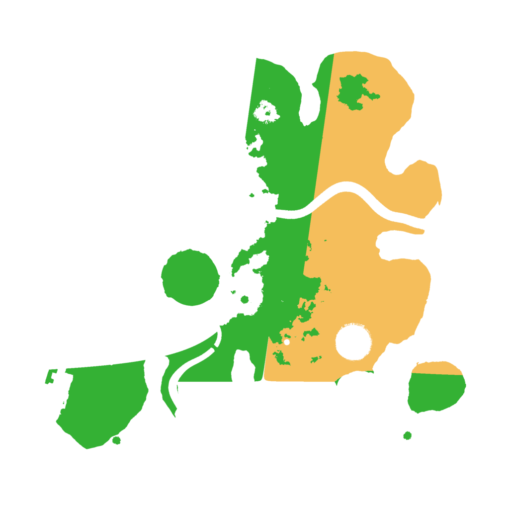 Biome Rust Map: Procedural Map, Size: 2500, Seed: 214748366