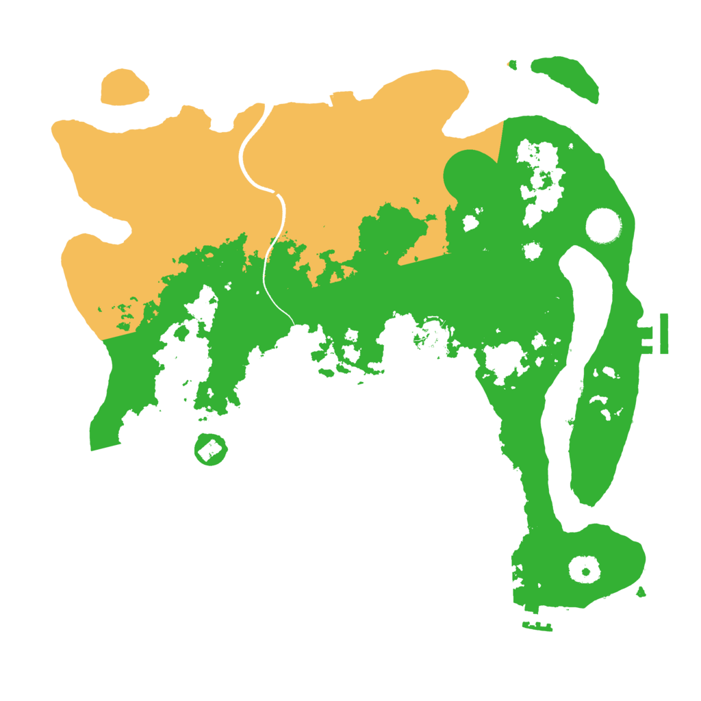 Biome Rust Map: Procedural Map, Size: 3500, Seed: 1411383146
