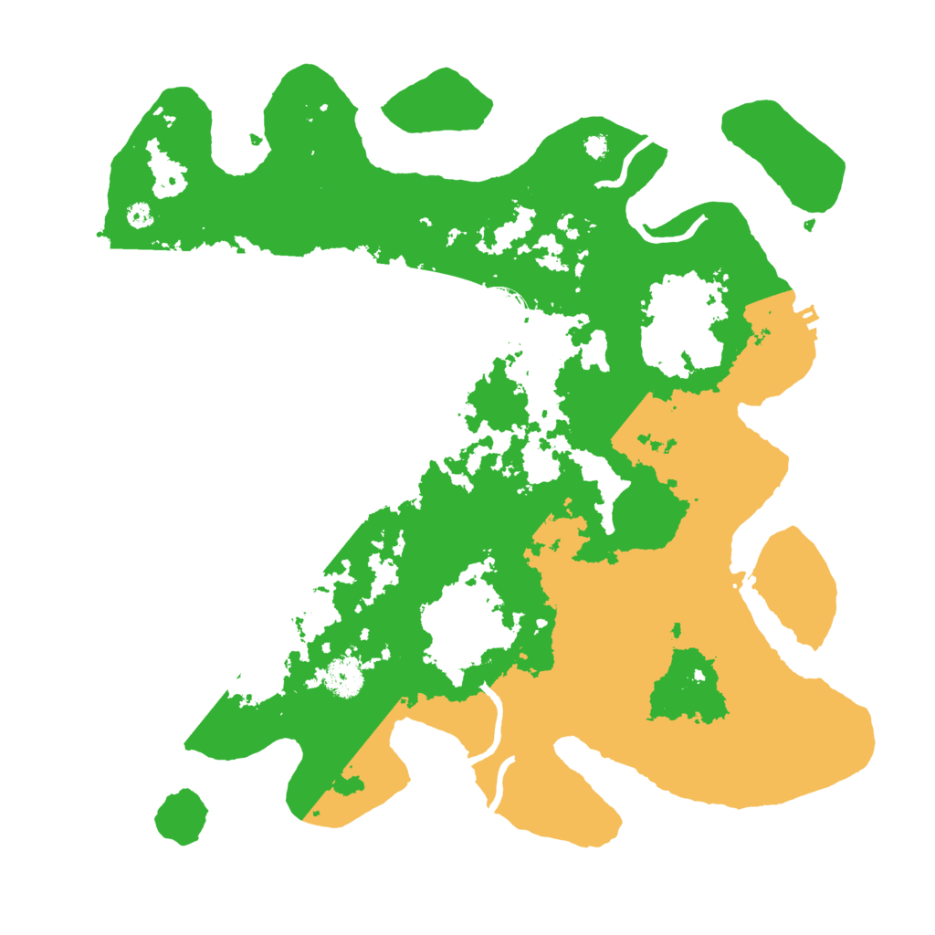 Biome Rust Map: Procedural Map, Size: 3700, Seed: 1292403040