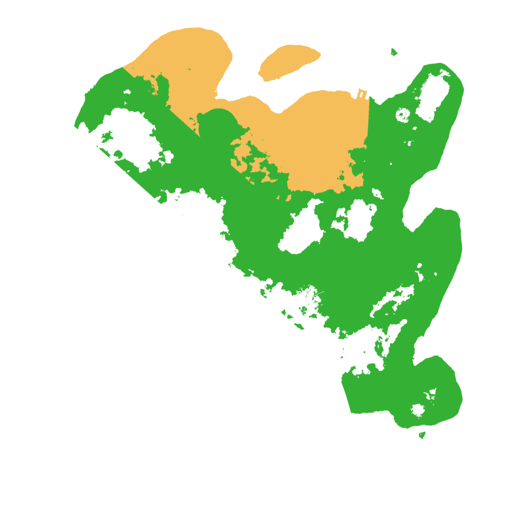 Biome Rust Map: Procedural Map, Size: 3600, Seed: 12713874