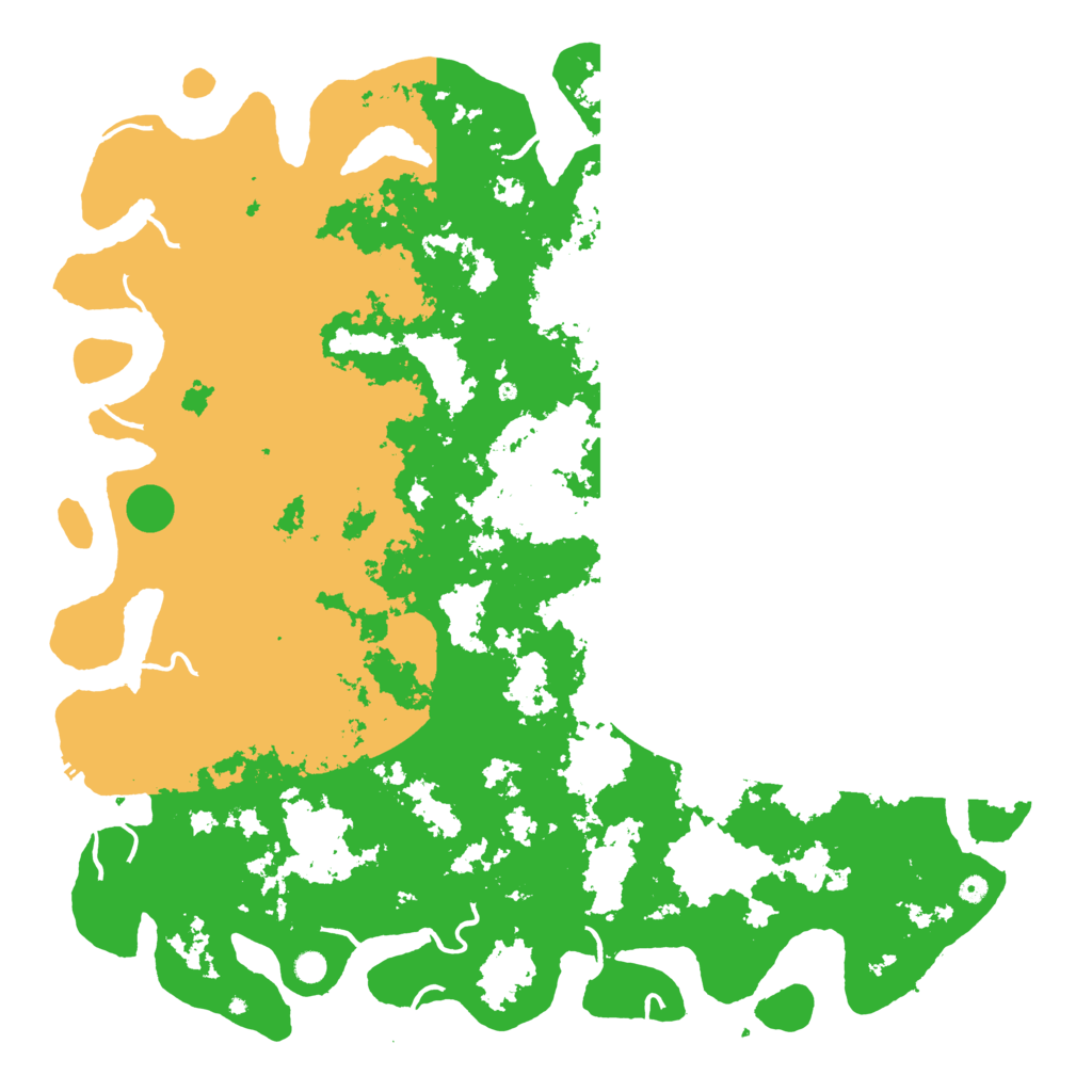 Biome Rust Map: Procedural Map, Size: 6000, Seed: 56823