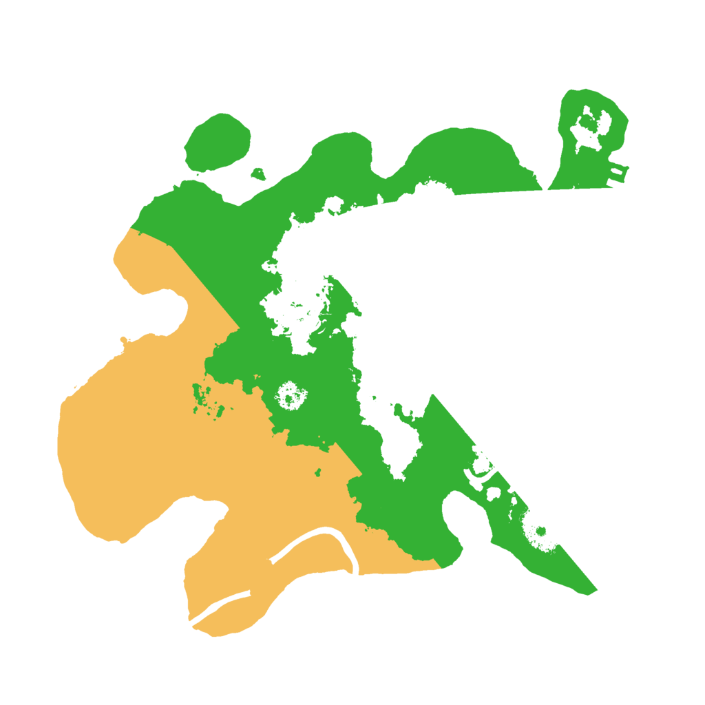 Biome Rust Map: Procedural Map, Size: 2500, Seed: 4754958