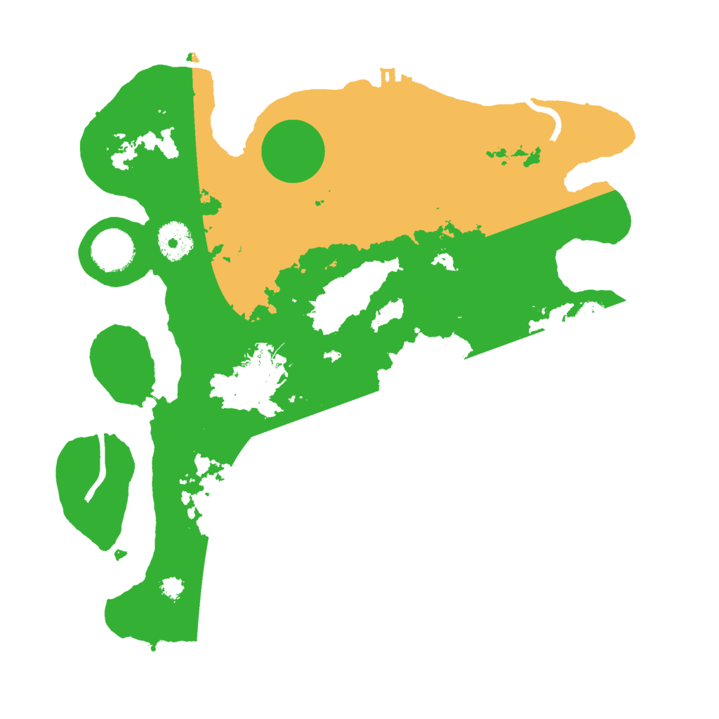 Biome Rust Map: Procedural Map, Size: 3000, Seed: 89387
