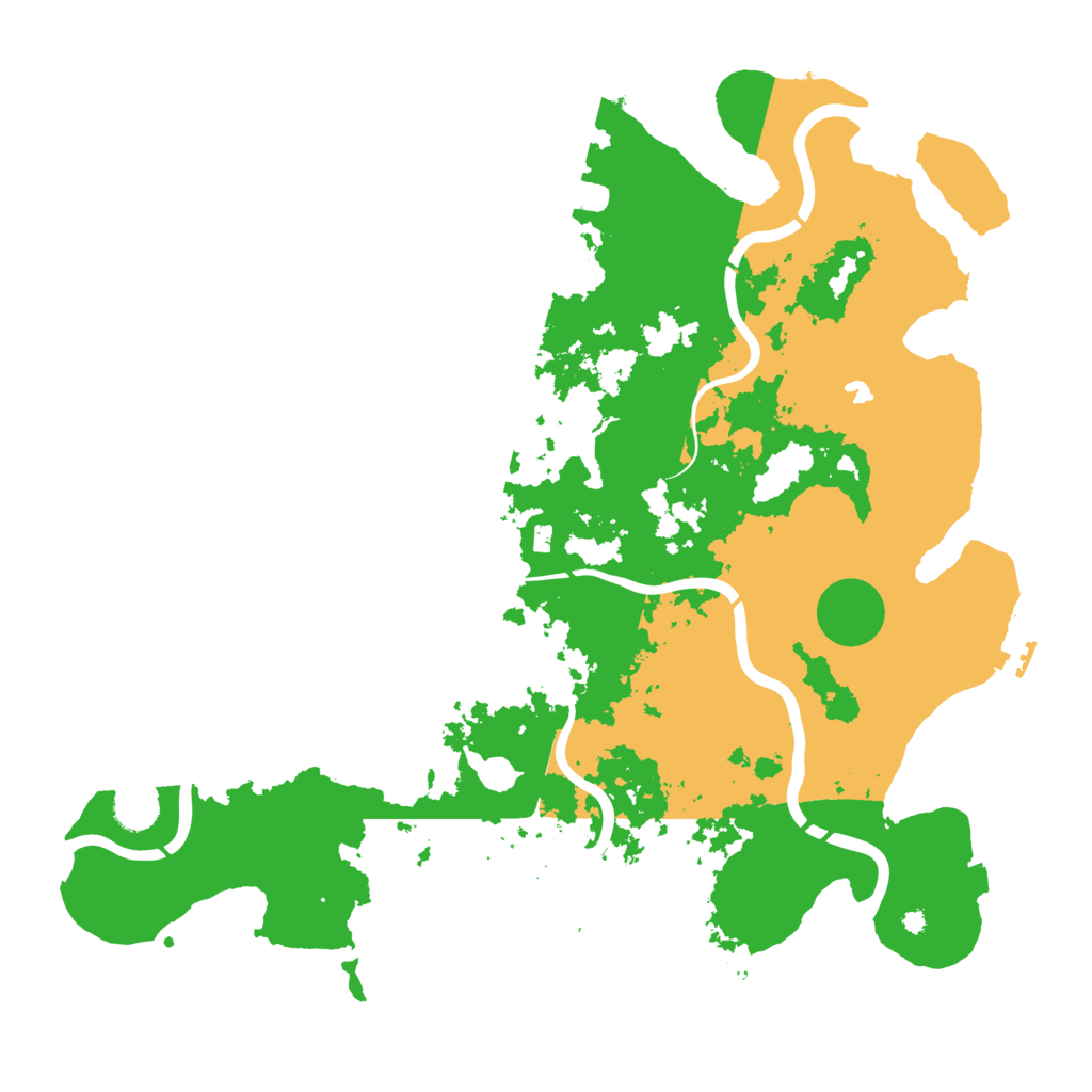 Biome Rust Map: Procedural Map, Size: 4250, Seed: 14886