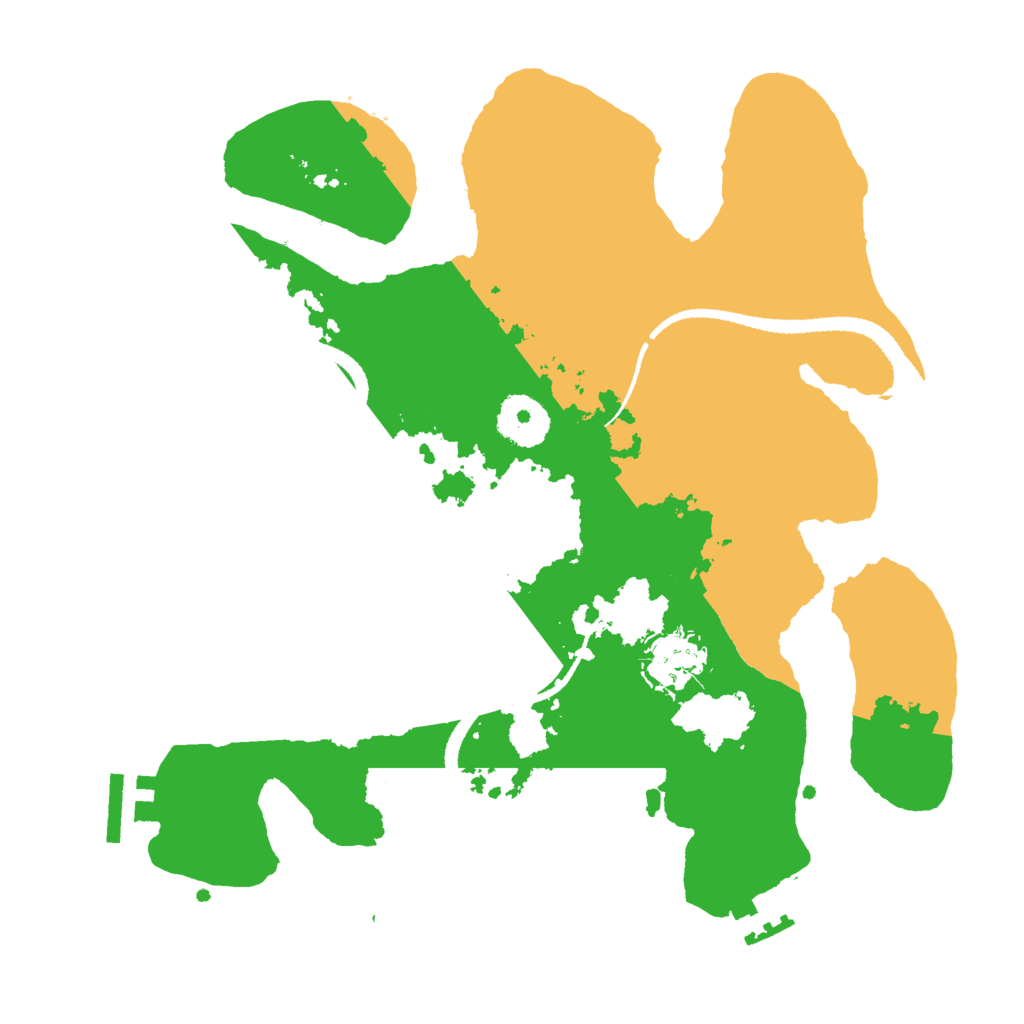 Biome Rust Map: Procedural Map, Size: 3000, Seed: 31424