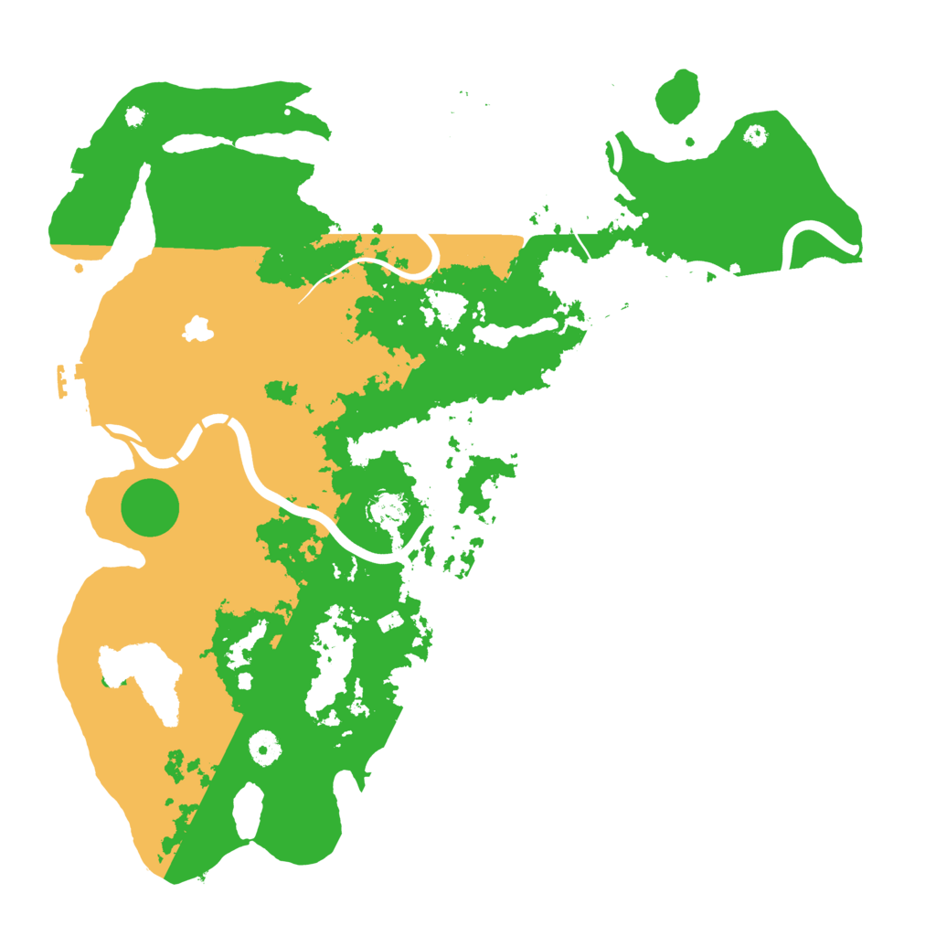 Biome Rust Map: Procedural Map, Size: 4250, Seed: 731330396