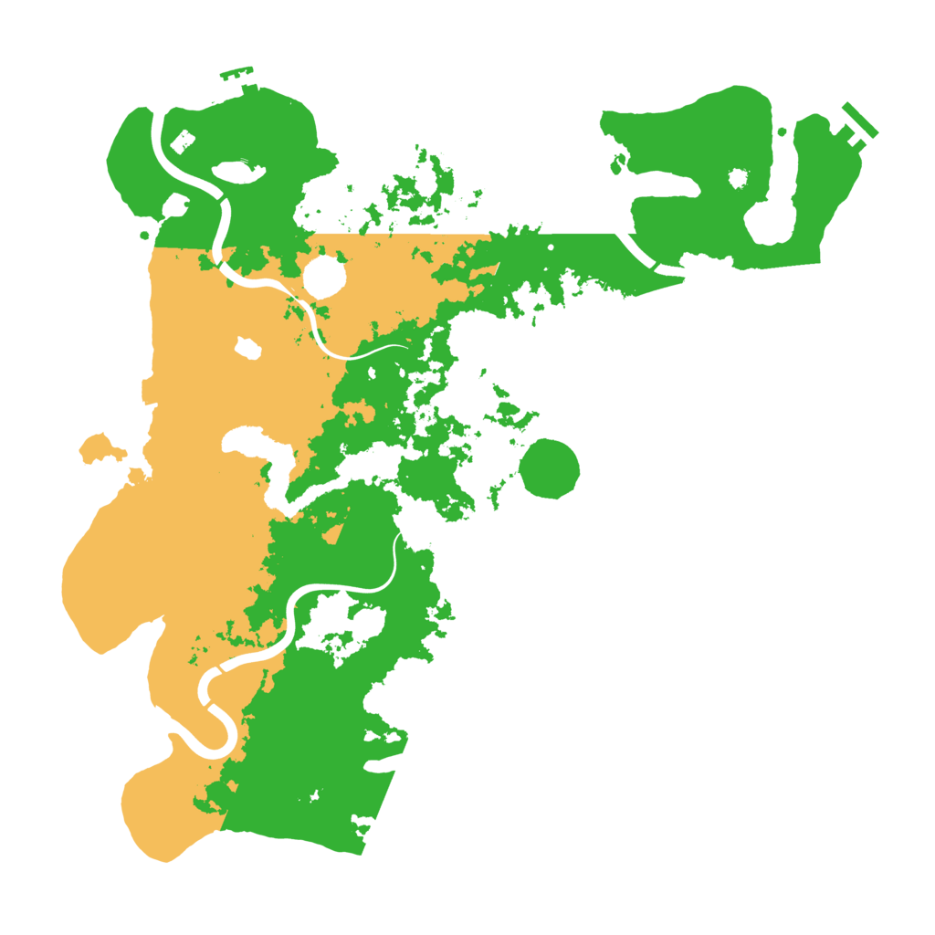 Biome Rust Map: Procedural Map, Size: 4250, Seed: 87270309