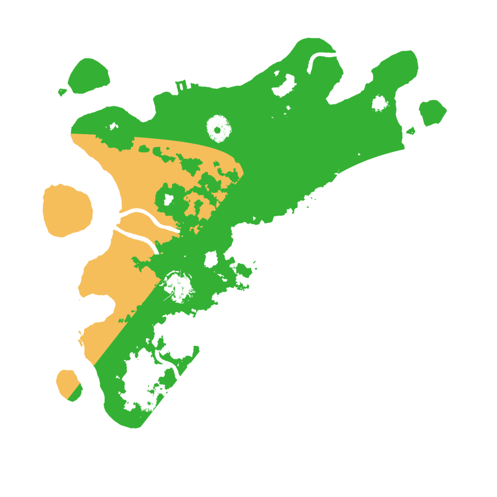 Biome Rust Map: Procedural Map, Size: 3000, Seed: 256498937