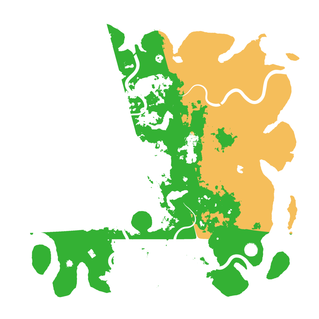 Biome Rust Map: Procedural Map, Size: 4200, Seed: 45879