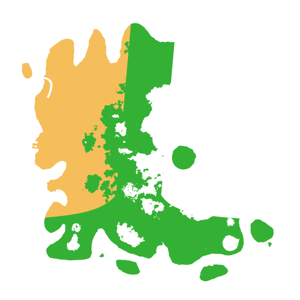 Biome Rust Map: Procedural Map, Size: 3500, Seed: 3586089