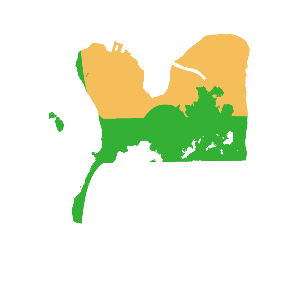 Biome Rust Map: Procedural Map, Size: 2000, Seed: 375476