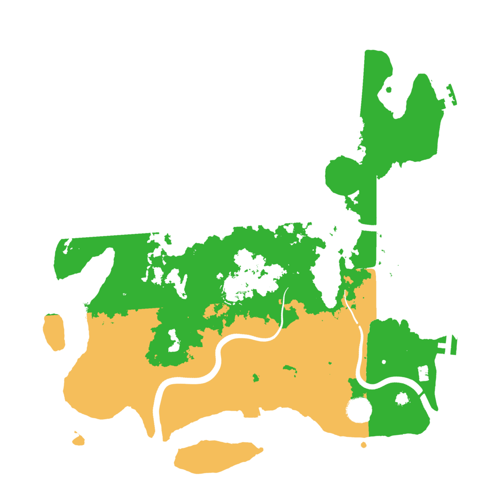 Biome Rust Map: Procedural Map, Size: 3500, Seed: 52346367