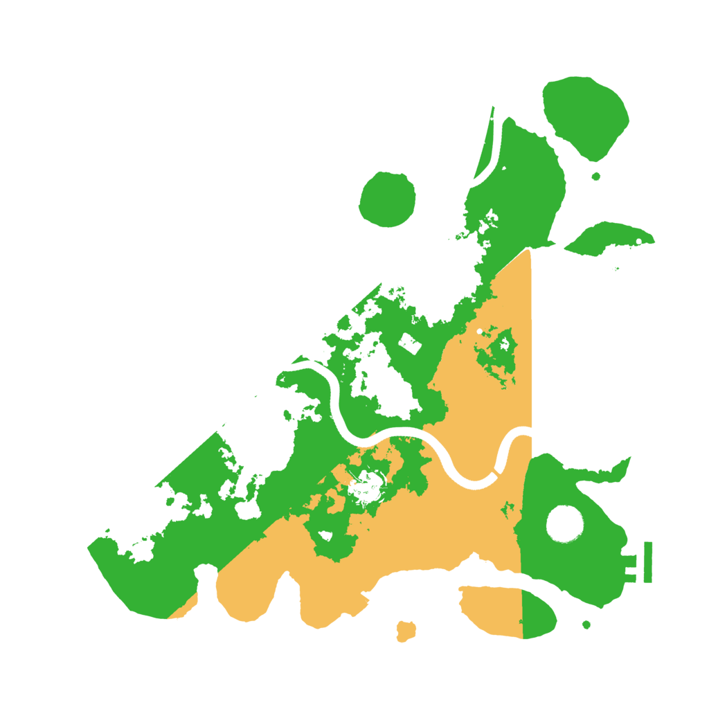 Biome Rust Map: Procedural Map, Size: 3500, Seed: 342658689